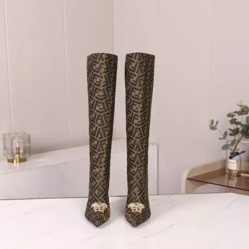 Cheap Versace Boots For Women #1388582 Replica Wholesale [$112.00 USD] [ITEM#1388582] on Replica Versace Boots
