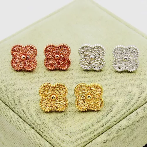 Cheap Van Cleef &amp; Arpels Earrings For Women #1388765 Replica Wholesale [$25.00 USD] [ITEM#1388765] on Replica Van Cleef &amp; Arpels Earrings