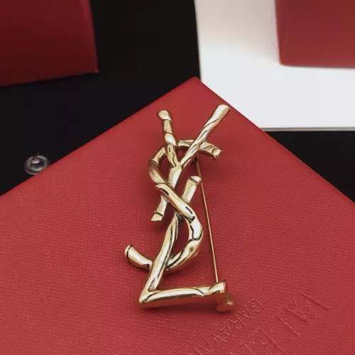 Cheap Yves Saint Laurent Brooches For Women #1389544 Replica Wholesale [$27.00 USD] [ITEM#1389544] on Replica Yves Saint Laurent Brooches