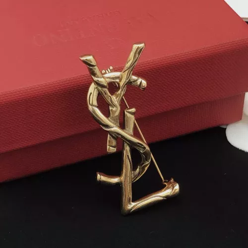 Cheap Yves Saint Laurent Brooches For Women #1389544 Replica Wholesale [$27.00 USD] [ITEM#1389544] on Replica Yves Saint Laurent Brooches