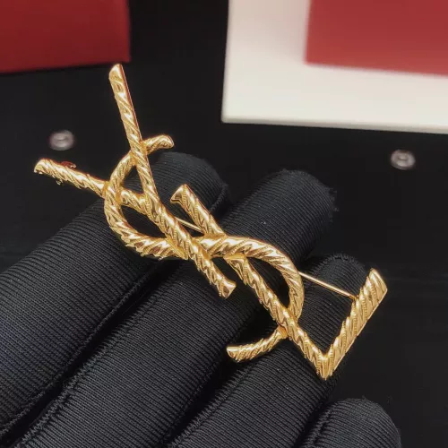 Cheap Yves Saint Laurent Brooches For Women #1389545 Replica Wholesale [$29.00 USD] [ITEM#1389545] on Replica Yves Saint Laurent Brooches