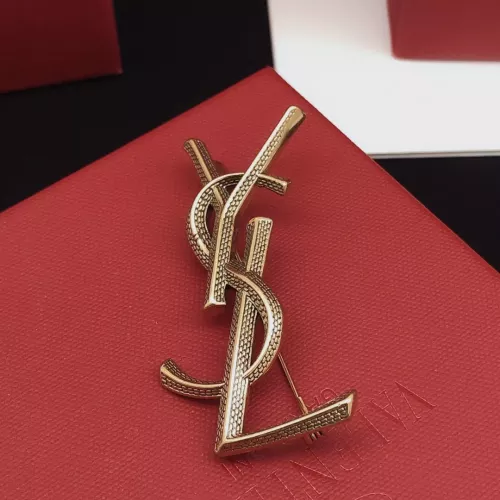 Cheap Yves Saint Laurent Brooches For Women #1389546 Replica Wholesale [$29.00 USD] [ITEM#1389546] on Replica Yves Saint Laurent Brooches