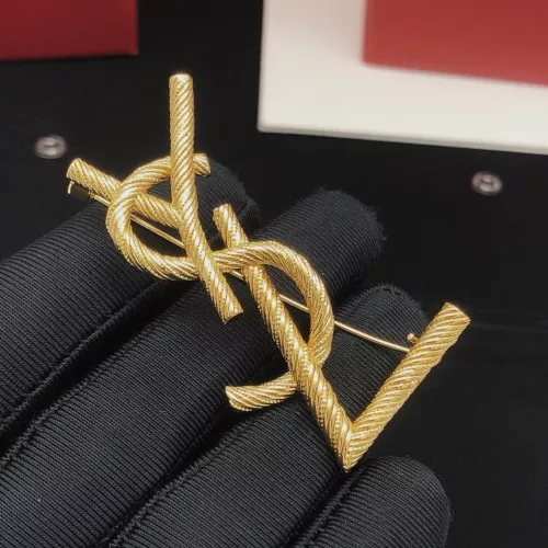 Cheap Yves Saint Laurent Brooches For Women #1389547 Replica Wholesale [$29.00 USD] [ITEM#1389547] on Replica Yves Saint Laurent Brooches