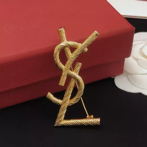 Cheap Yves Saint Laurent Brooches For Women #1389547 Replica Wholesale [$29.00 USD] [ITEM#1389547] on Replica Yves Saint Laurent Brooches
