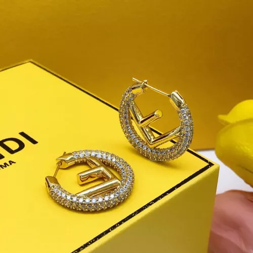 Cheap Fendi Earrings For Women #1389561 Replica Wholesale [$29.00 USD] [ITEM#1389561] on Replica Fendi Earrings