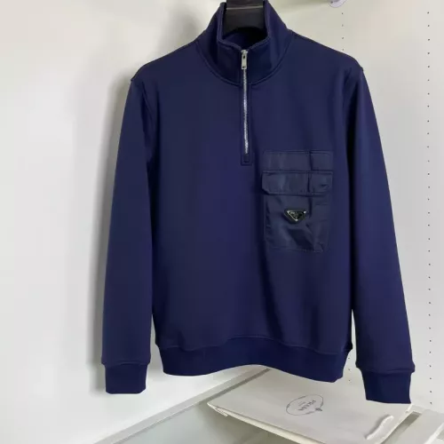 Prada Hoodies Long Sleeved For Men #1389622