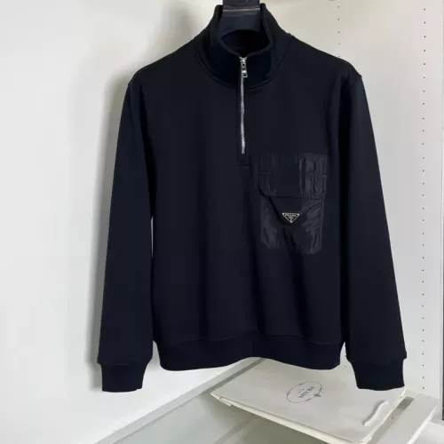 Prada Hoodies Long Sleeved For Men #1389623