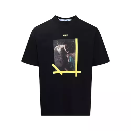 Off-White T-Shirts Short Sleeved For Unisex #1389798