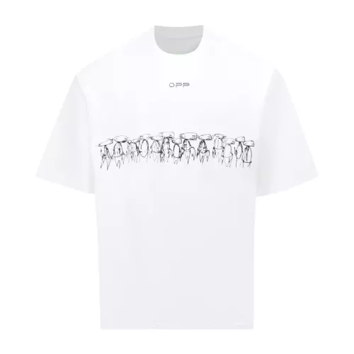 Cheap Off-White T-Shirts Short Sleeved For Unisex #1389852 Replica Wholesale [$40.00 USD] [ITEM#1389852] on Replica Off-White T-Shirts