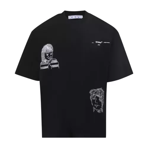 Off-White T-Shirts Short Sleeved For Unisex #1389857