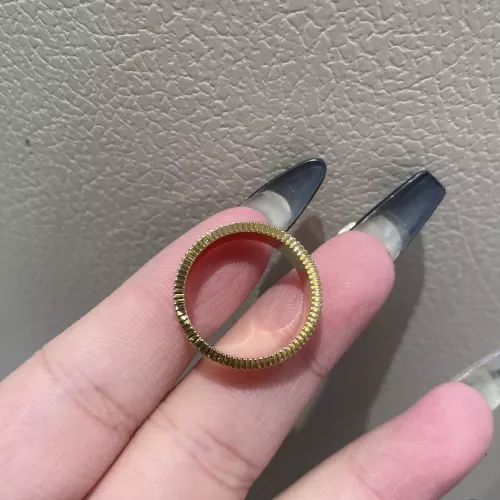 Cheap Cartier Rings In Gold For Unisex #1390048 Replica Wholesale [$56.00 USD] [ITEM#1390048] on Replica Cartier Rings