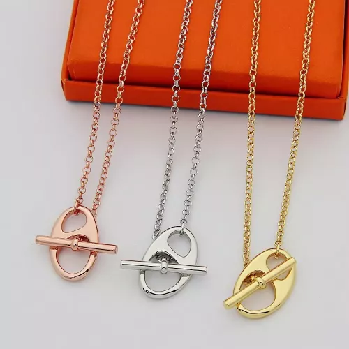 Cheap Hermes Necklaces #1390065 Replica Wholesale [$25.00 USD] [ITEM#1390065] on Replica Hermes Necklaces