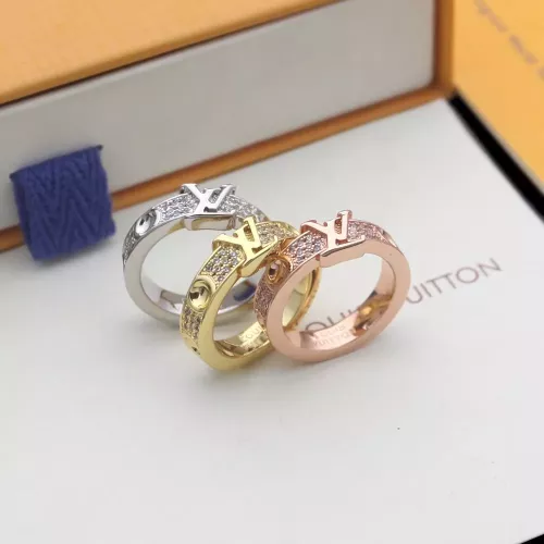 Cheap Louis Vuitton LV Rings In Rose Gold #1390156 Replica Wholesale [$25.00 USD] [ITEM#1390156] on Replica Louis Vuitton LV Rings