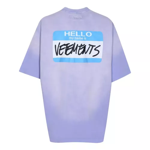Cheap VETEMENTS T-Shirts Short Sleeved For Unisex #1390235 Replica Wholesale [$40.00 USD] [ITEM#1390235] on Replica VETEMENTS T-Shirts