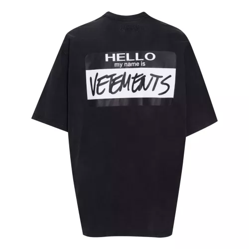 Cheap VETEMENTS T-Shirts Short Sleeved For Unisex #1390245 Replica Wholesale [$40.00 USD] [ITEM#1390245] on Replica VETEMENTS T-Shirts