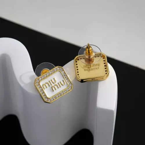 Cheap MIU MIU Earrings For Women #1390251 Replica Wholesale [$25.00 USD] [ITEM#1390251] on Replica MIU MIU Earrings