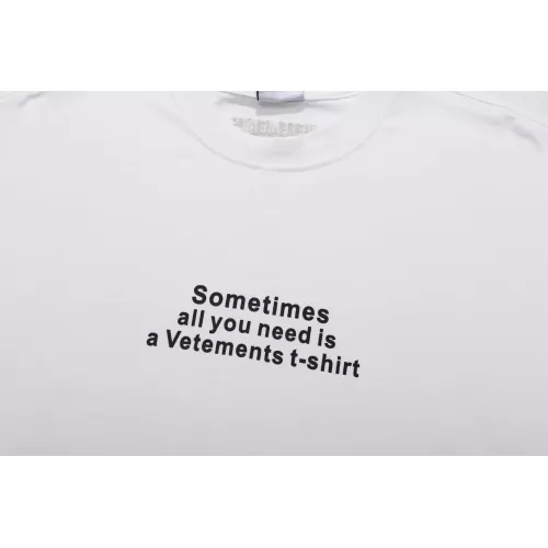 Cheap VETEMENTS T-Shirts Short Sleeved For Unisex #1390272 Replica Wholesale [$36.00 USD] [ITEM#1390272] on Replica VETEMENTS T-Shirts