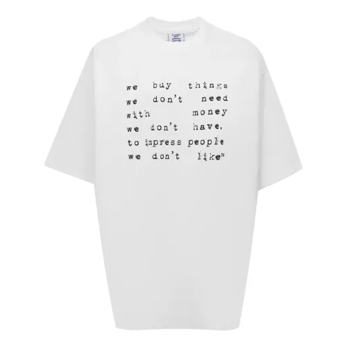 VETEMENTS T-Shirts Short Sleeved For Unisex #1390277