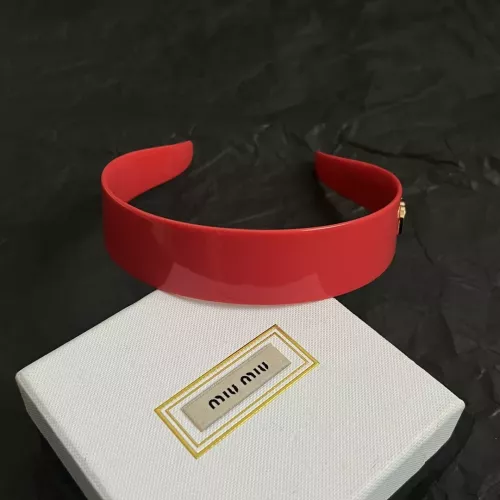 Cheap MIU MIU Headband For Women #1390336 Replica Wholesale [$45.00 USD] [ITEM#1390336] on Replica MIU MIU Headband