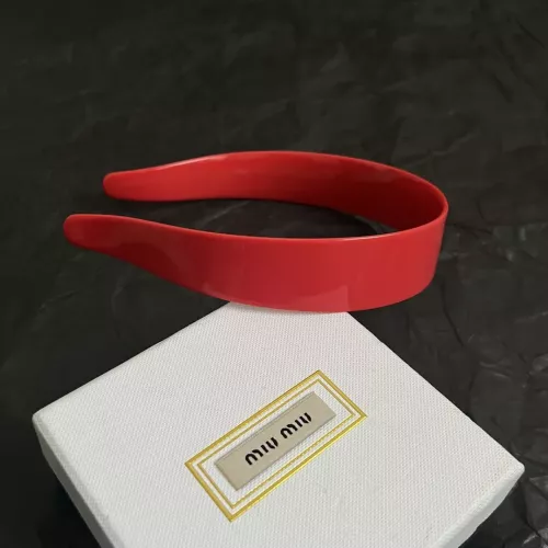 Cheap MIU MIU Headband For Women #1390336 Replica Wholesale [$45.00 USD] [ITEM#1390336] on Replica MIU MIU Headband
