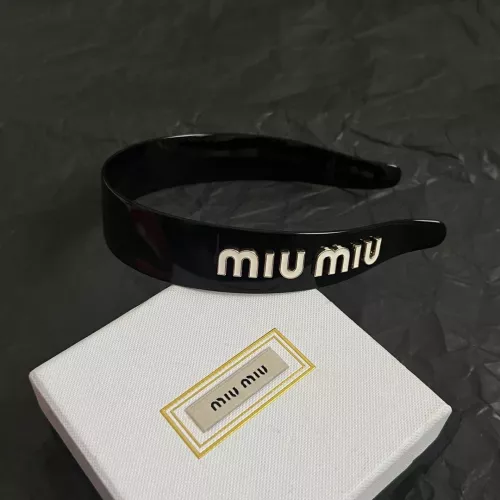 Cheap MIU MIU Headband For Women #1390337 Replica Wholesale [$45.00 USD] [ITEM#1390337] on Replica MIU MIU Headband