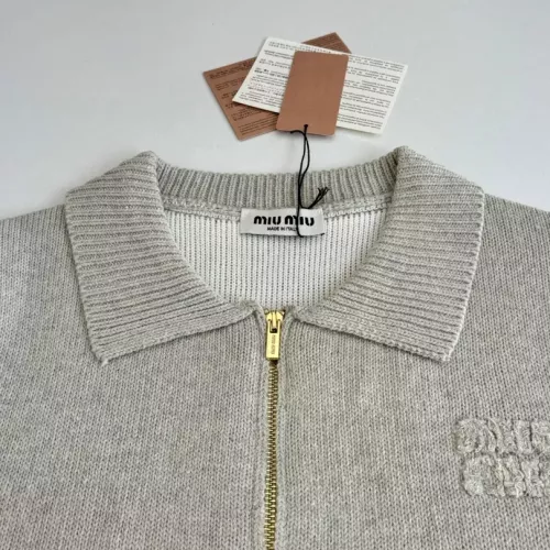 Cheap MIU MIU Jackets Long Sleeved For Women #1390371 Replica Wholesale [$96.00 USD] [ITEM#1390371] on Replica MIU MIU Jackets