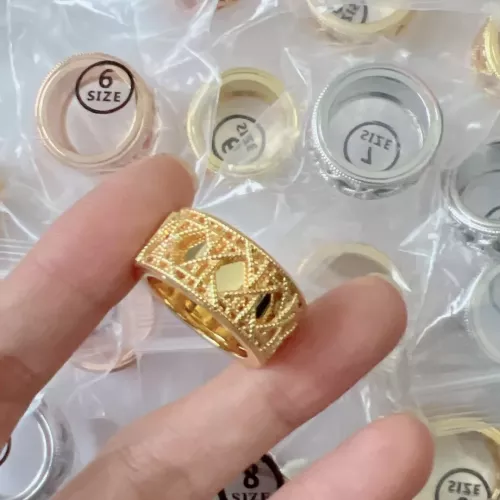 Cheap Christian Dior Rings In Gold For Women #1390425 Replica Wholesale [$42.00 USD] [ITEM#1390425] on Replica Christian Dior Rings