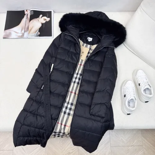 Cheap Burberry Down Feather Coat Long Sleeved For Women #1390468 Replica Wholesale [$247.93 USD] [ITEM#1390468] on Replica Burberry Down Feather Coat