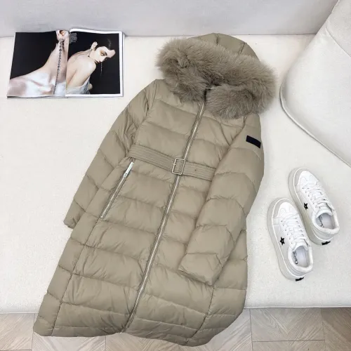 Cheap Burberry Down Feather Coat Long Sleeved For Women #1390469 Replica Wholesale [$247.93 USD] [ITEM#1390469] on Replica Burberry Down Feather Coat