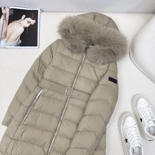 Cheap Burberry Down Feather Coat Long Sleeved For Women #1390469 Replica Wholesale [$247.93 USD] [ITEM#1390469] on Replica Burberry Down Feather Coat