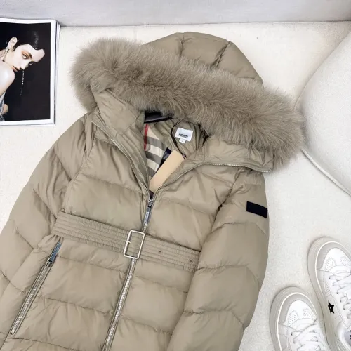 Cheap Burberry Down Feather Coat Long Sleeved For Women #1390469 Replica Wholesale [$247.93 USD] [ITEM#1390469] on Replica Burberry Down Feather Coat