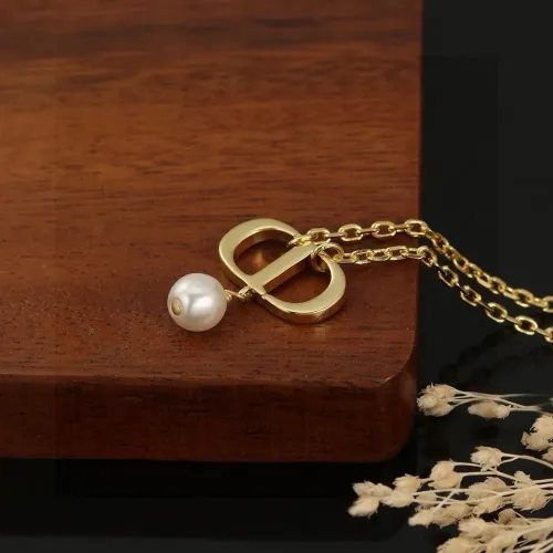 Cheap Christian Dior Necklaces For Women #1390490 Replica Wholesale [$25.00 USD] [ITEM#1390490] on Replica Christian Dior Necklaces