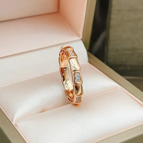 Cheap Bvlgari Rings In Rose Gold For Women #1390504 Replica Wholesale [$27.00 USD] [ITEM#1390504] on Replica Bvlgari Rings