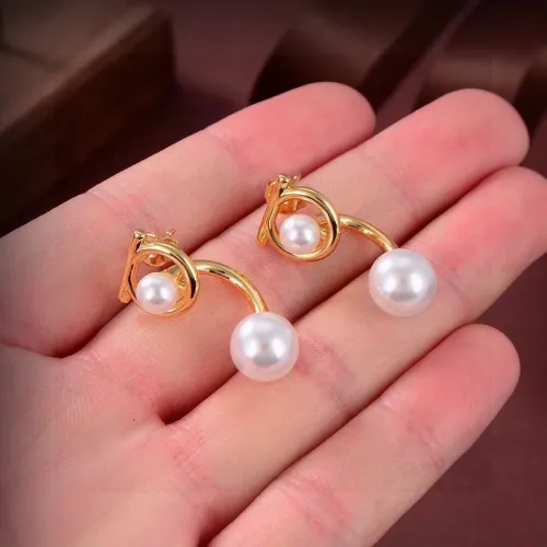 Cheap Salvatore Ferragamo Earrings For Women #1390537 Replica Wholesale [$25.00 USD] [ITEM#1390537] on Replica Salvatore Ferragamo Earrings