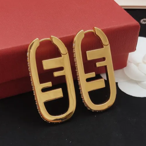 Cheap Fendi Earrings For Women #1390556 Replica Wholesale [$34.00 USD] [ITEM#1390556] on Replica Fendi Earrings