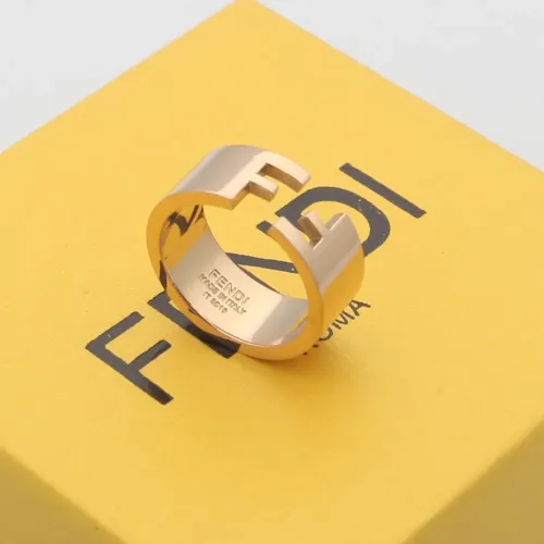 Fendi Rings In Rose Gold #1390578