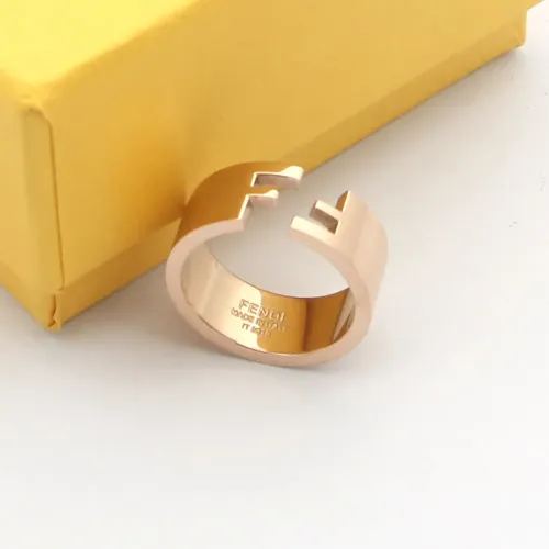 Cheap Fendi Rings In Rose Gold #1390578 Replica Wholesale [$23.00 USD] [ITEM#1390578] on Replica Fendi Rings