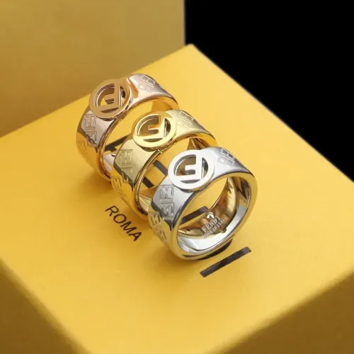 Cheap Fendi Rings In Rose Gold #1390581 Replica Wholesale [$23.00 USD] [ITEM#1390581] on Replica Fendi Rings