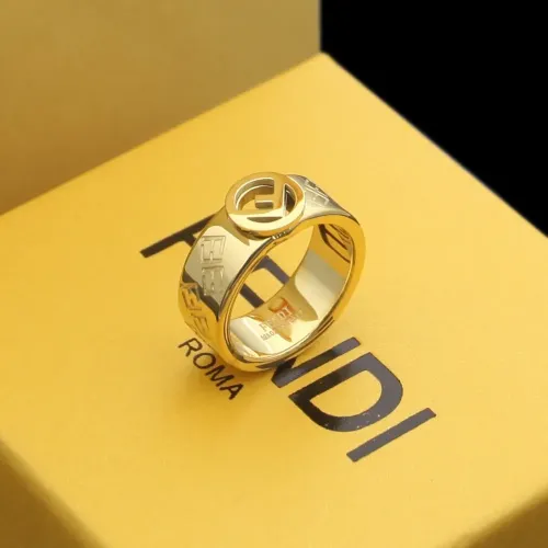 Fendi Rings In Gold #1390582