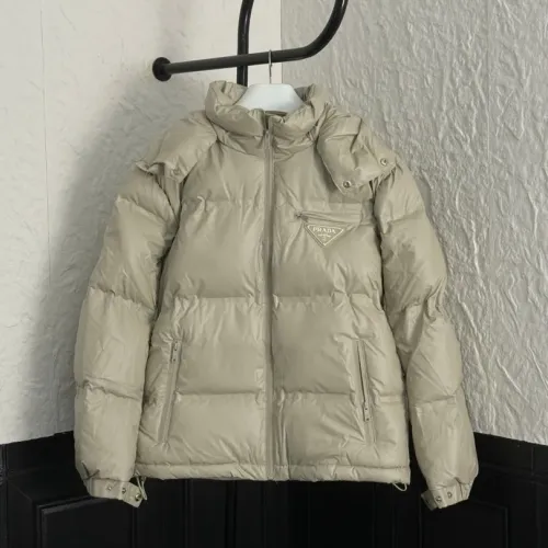 Prada Down Feather Coat Long Sleeved For Unisex #1390660