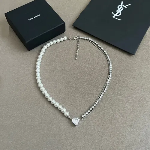 Cheap Yves Saint Laurent YSL Necklaces For Women #1390771 Replica Wholesale [$29.00 USD] [ITEM#1390771] on Replica Yves Saint Laurent YSL Necklaces