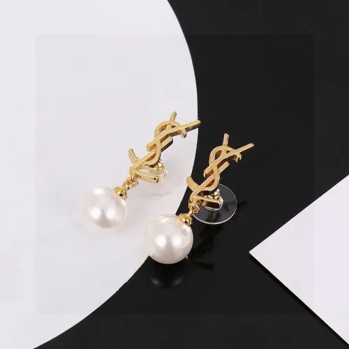 Cheap Yves Saint Laurent YSL Earrings For Women #1390812 Replica Wholesale [$25.00 USD] [ITEM#1390812] on Replica Yves Saint Laurent YSL Earrings