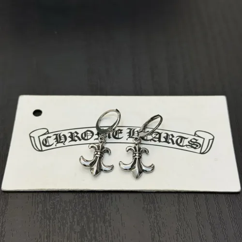 Cheap Chrome Hearts Earrings For Women #1390820 Replica Wholesale [$34.00 USD] [ITEM#1390820] on Replica Chrome Hearts Earrings