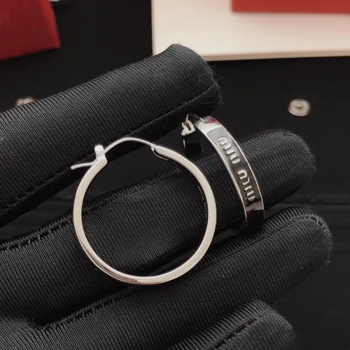 Cheap MIU MIU Earrings For Women #1390896 Replica Wholesale [$29.00 USD] [ITEM#1390896] on Replica MIU MIU Earrings