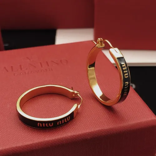 Cheap MIU MIU Earrings For Women #1390897 Replica Wholesale [$29.00 USD] [ITEM#1390897] on Replica MIU MIU Earrings