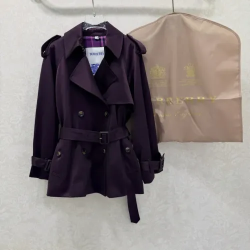 Cheap Burberry Trench Coat Long Sleeved For Women #1390953 Replica Wholesale [$165.00 USD] [ITEM#1390953] on Replica Burberry Trench Coat