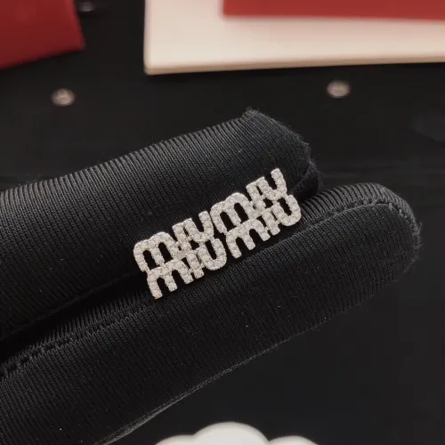 Cheap MIU MIU Earrings For Women #1390971 Replica Wholesale [$29.00 USD] [ITEM#1390971] on Replica MIU MIU Earrings