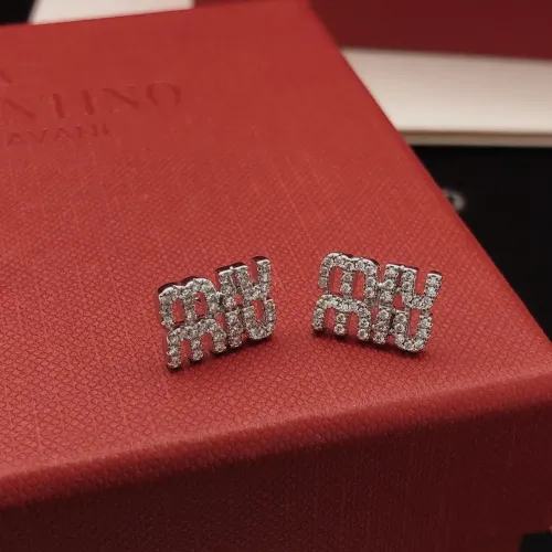 Cheap MIU MIU Earrings For Women #1390971 Replica Wholesale [$29.00 USD] [ITEM#1390971] on Replica MIU MIU Earrings