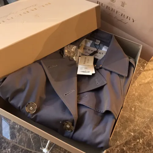 Cheap Burberry Trench Coat Long Sleeved For Women #1391046 Replica Wholesale [$172.00 USD] [ITEM#1391046] on Replica Burberry Trench Coat