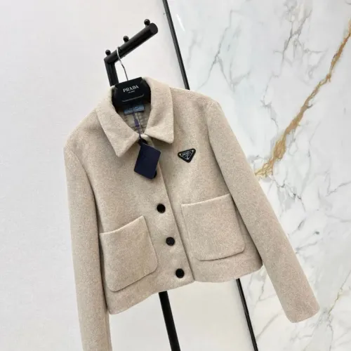 Cheap Prada Jackets Long Sleeved For Women #1391127 Replica Wholesale [$140.00 USD] [ITEM#1391127] on Replica Prada Jackets